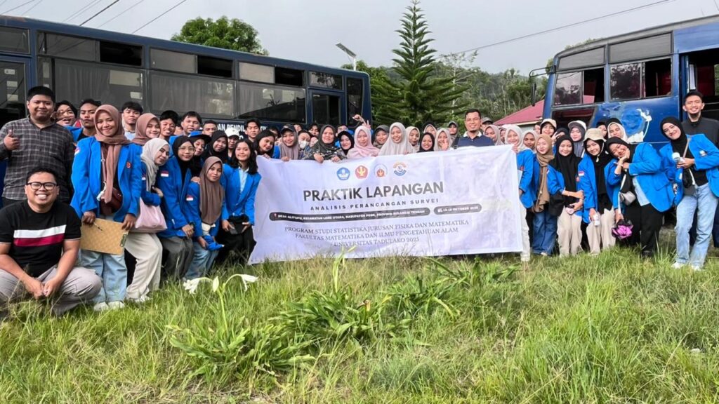 Wujud Pembelajaran Berdampak: Mahasiswa Statistika Untad Gelar Survei Lapangan di Desa Alitupu